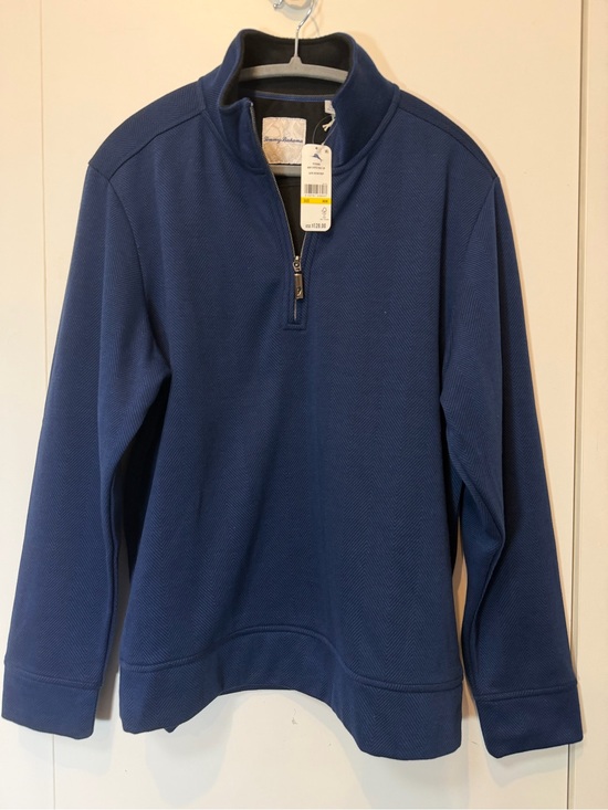 Tommy Bahama Other - NWT Men’s Quarter-Zip Sweater Pullover - Blue SIZE MED